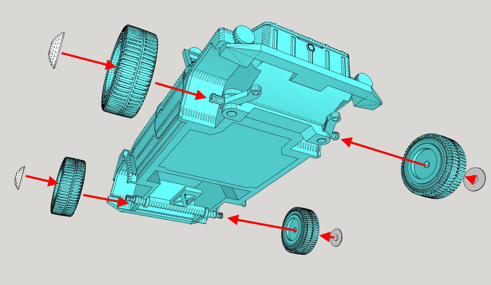 Volkswagen Thing or safari Dune modified PRINTABLE 3D print model_26