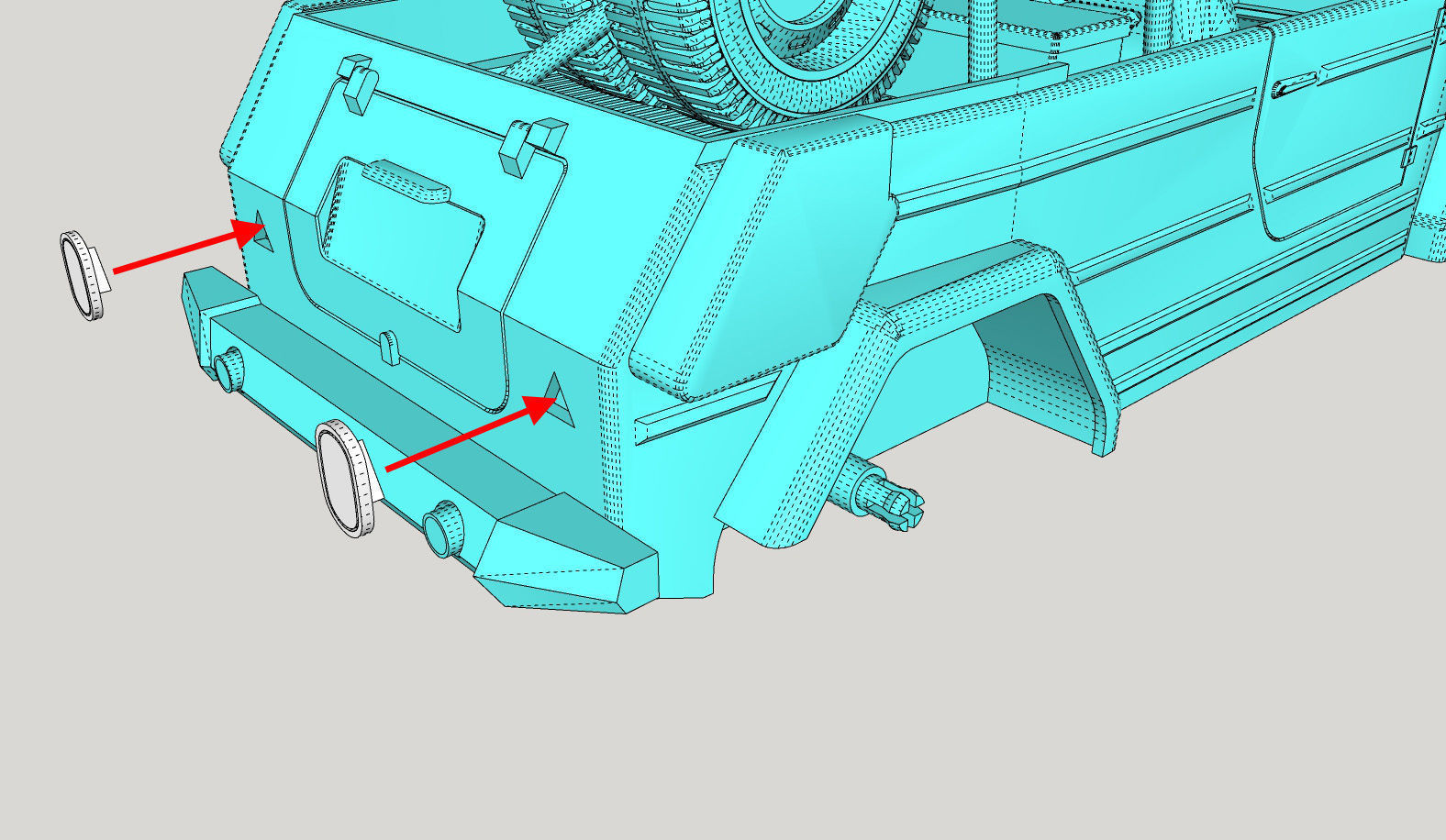 Volkswagen Thing or safari Dune modified PRINTABLE 3D print model_24