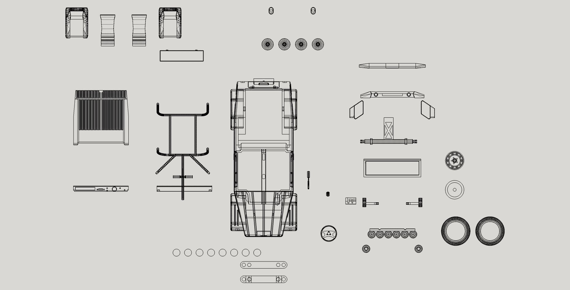 Volkswagen Thing or safari Dune modified PRINTABLE 3D print model_12