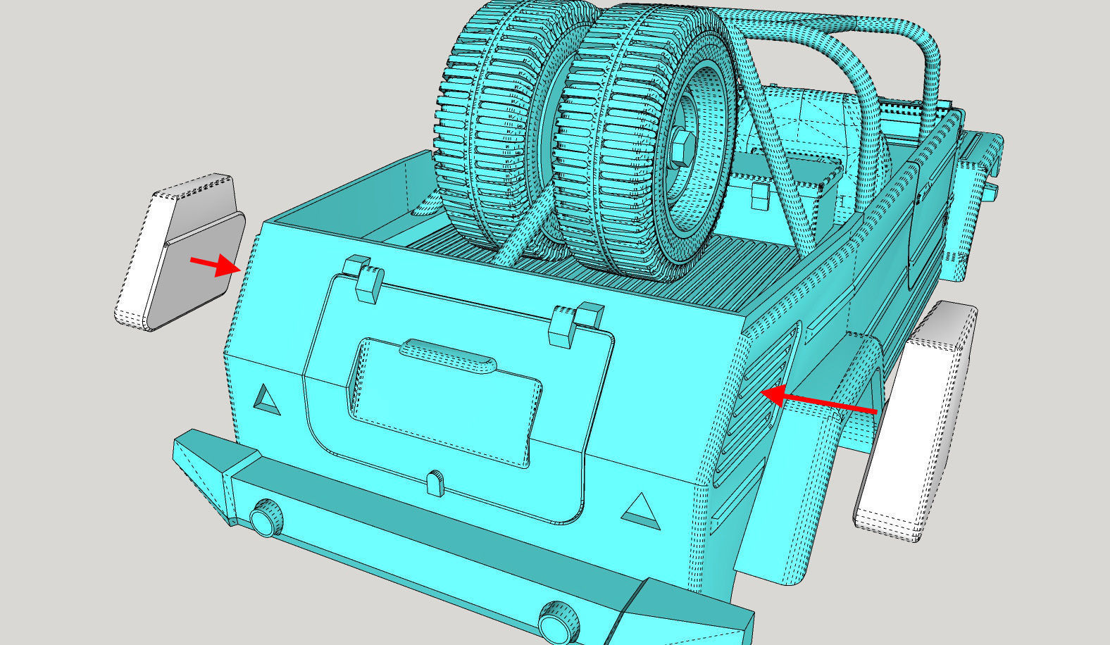 Volkswagen Thing or safari Dune modified PRINTABLE 3D print model_21