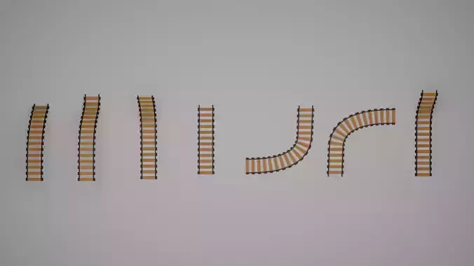 Low Poly Railway Pack