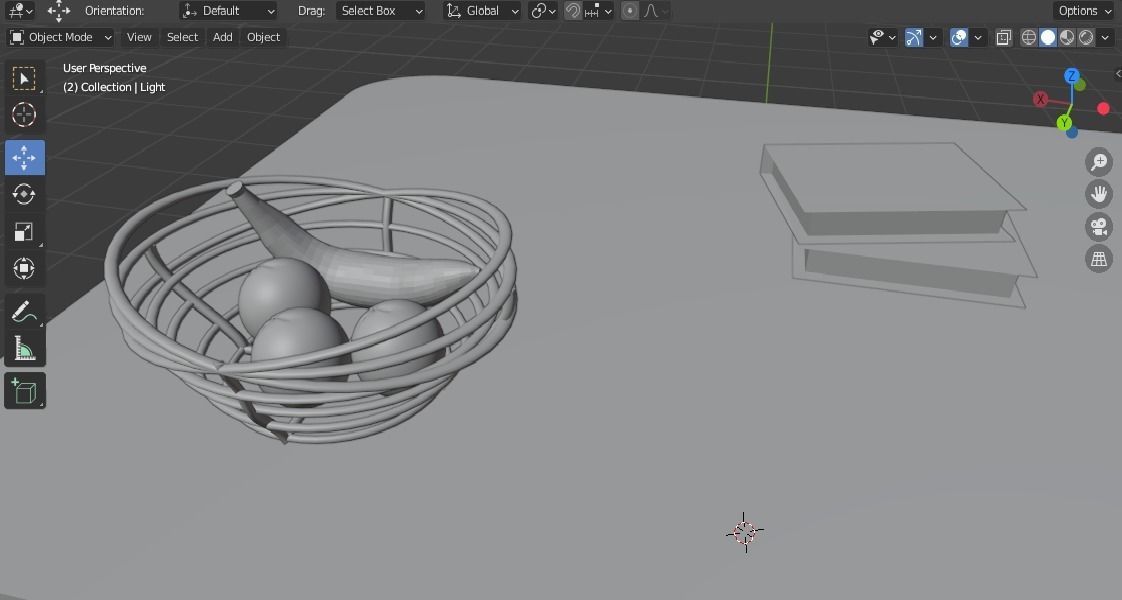 Fruit Basket  Free 3D model_2