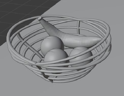 Fruit Basket  Free 3D model_3