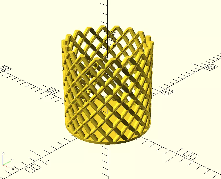 Pen Stand 3D print model_0
