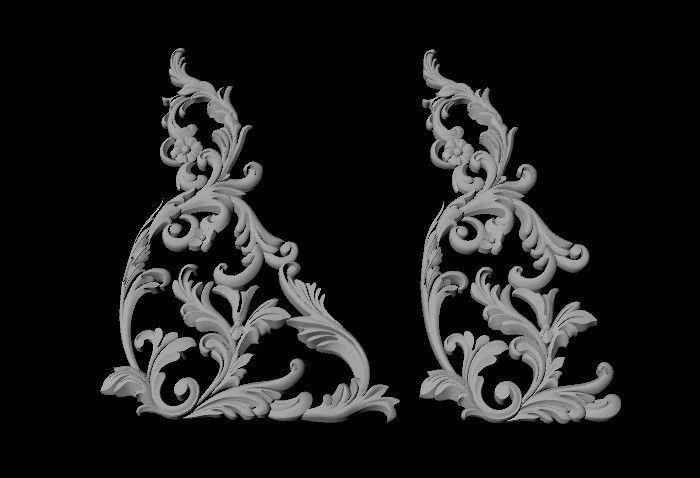 dekor ornament 3D model_1