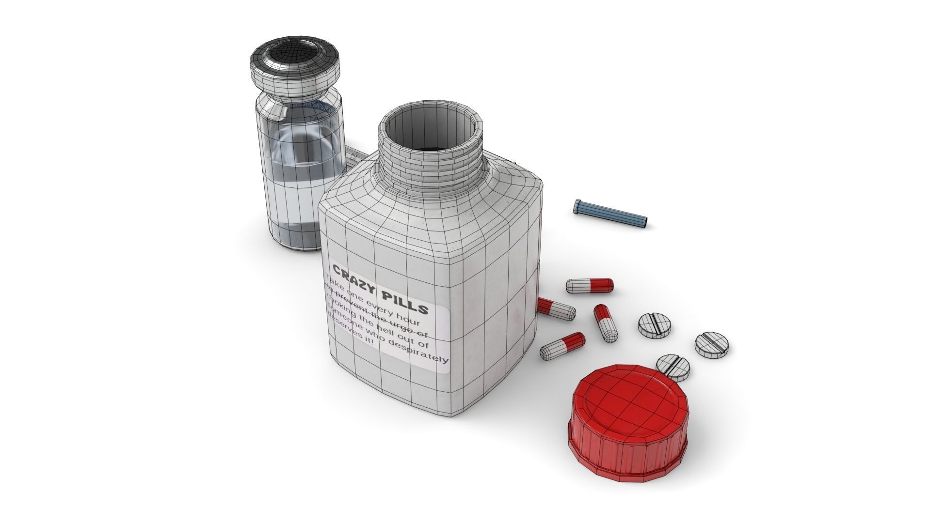 Medical Kit Low-poly 3D model_14
