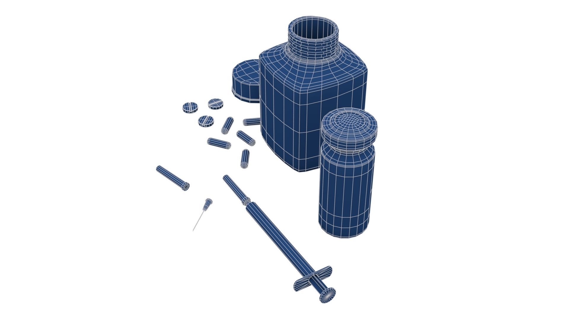 Medical Kit Low-poly 3D model_22