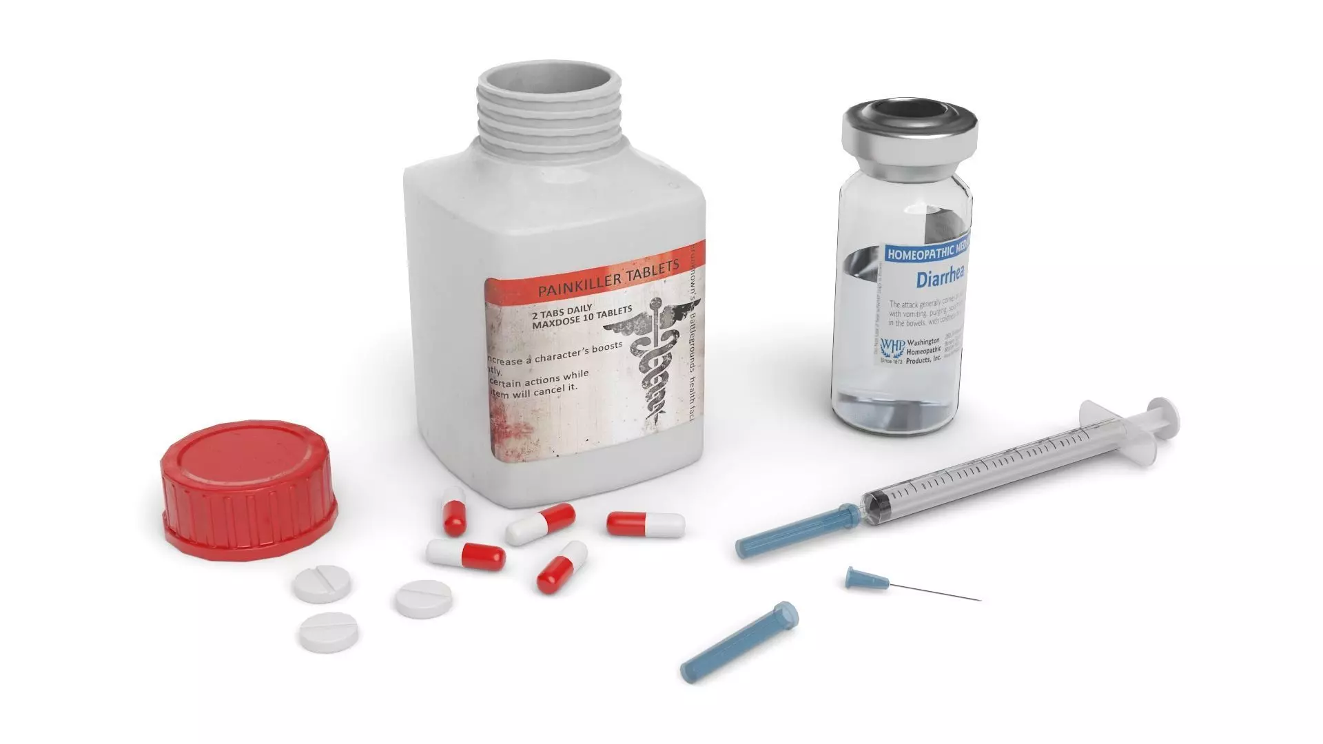 Medical Kit Low-poly 3D model_0