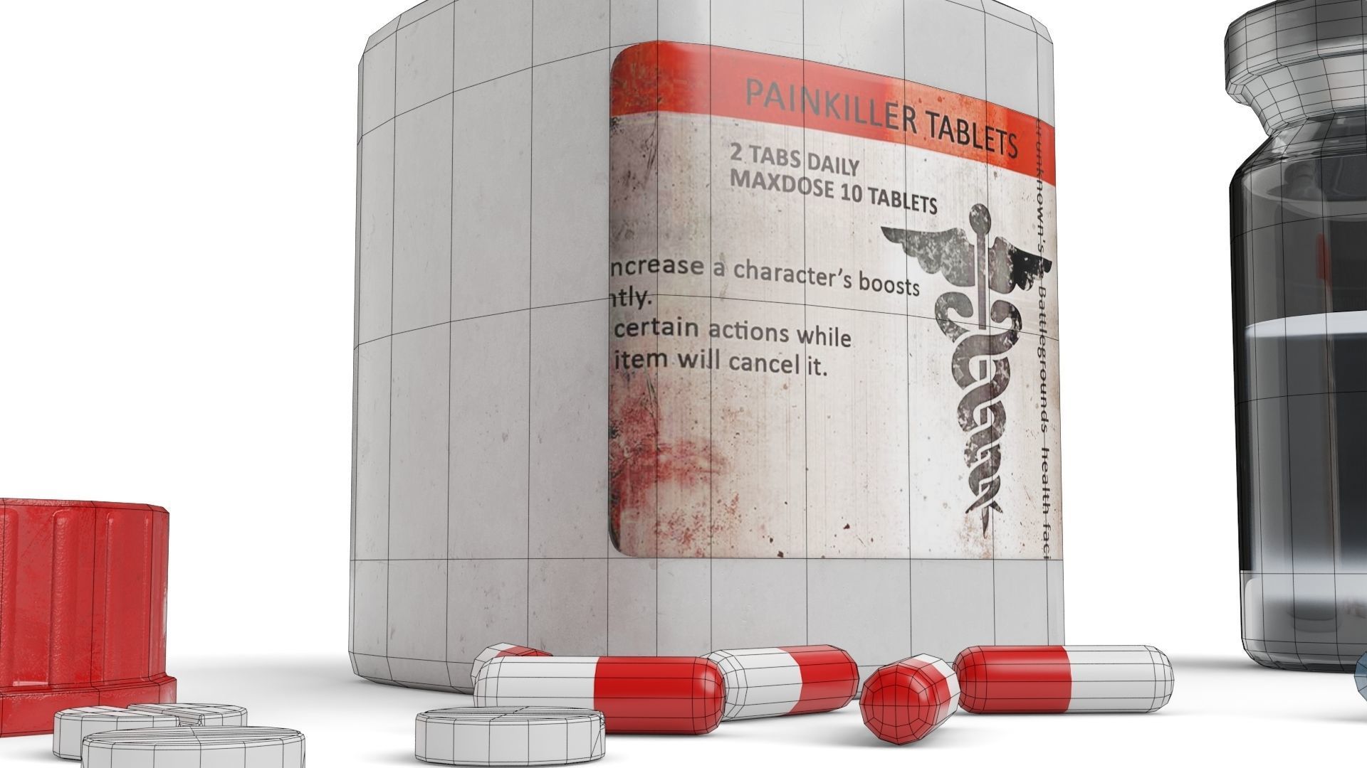 Medical Kit Low-poly 3D model_19