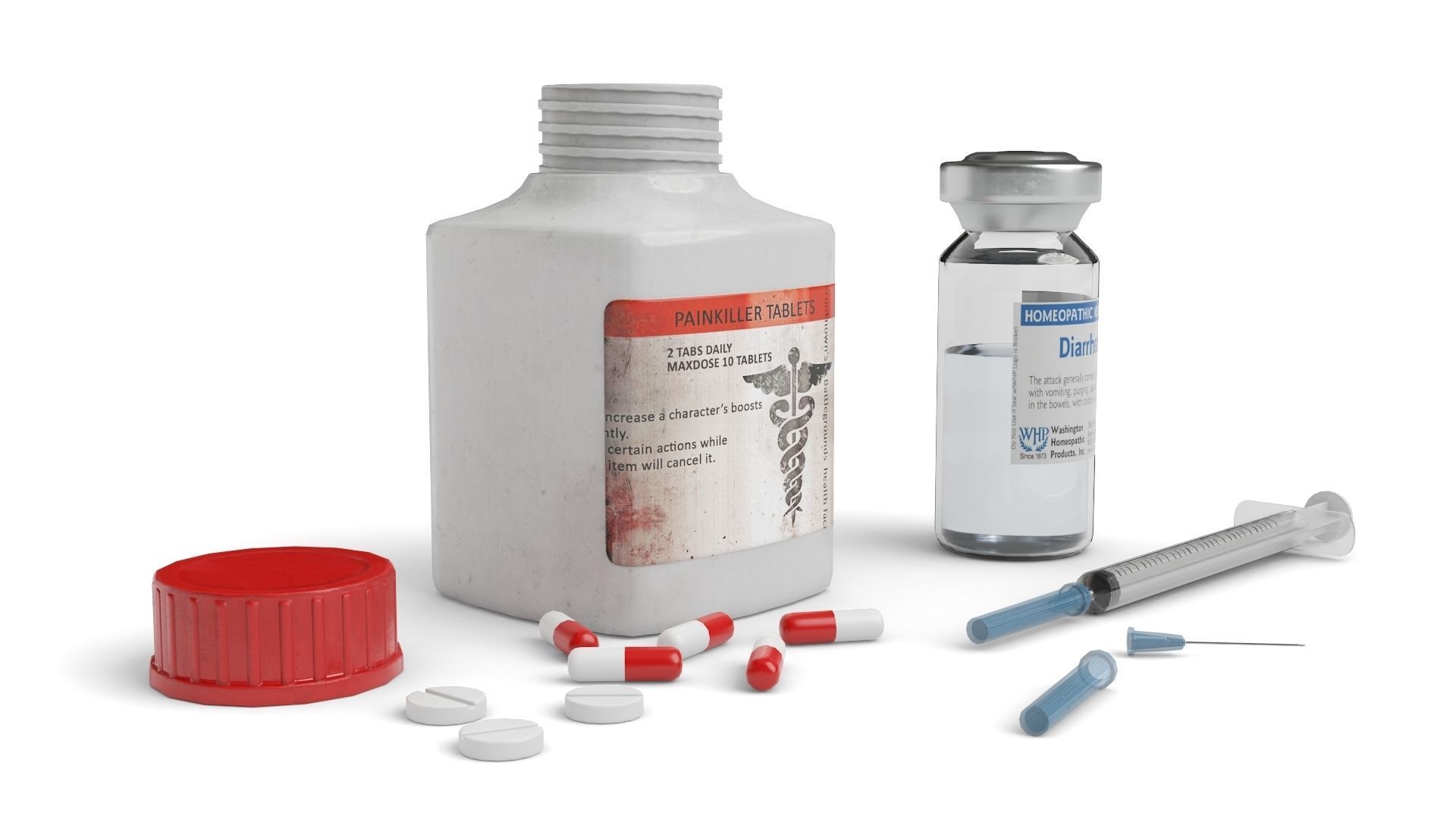 Medical Kit Low-poly 3D model_5