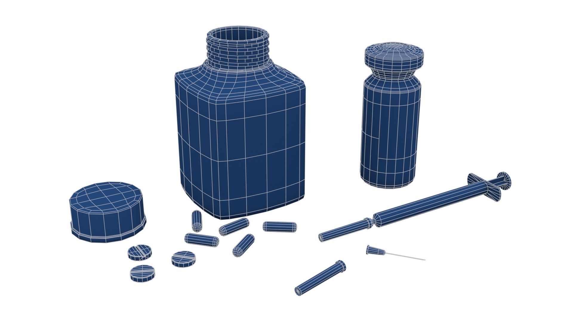 Medical Kit Low-poly 3D model_20