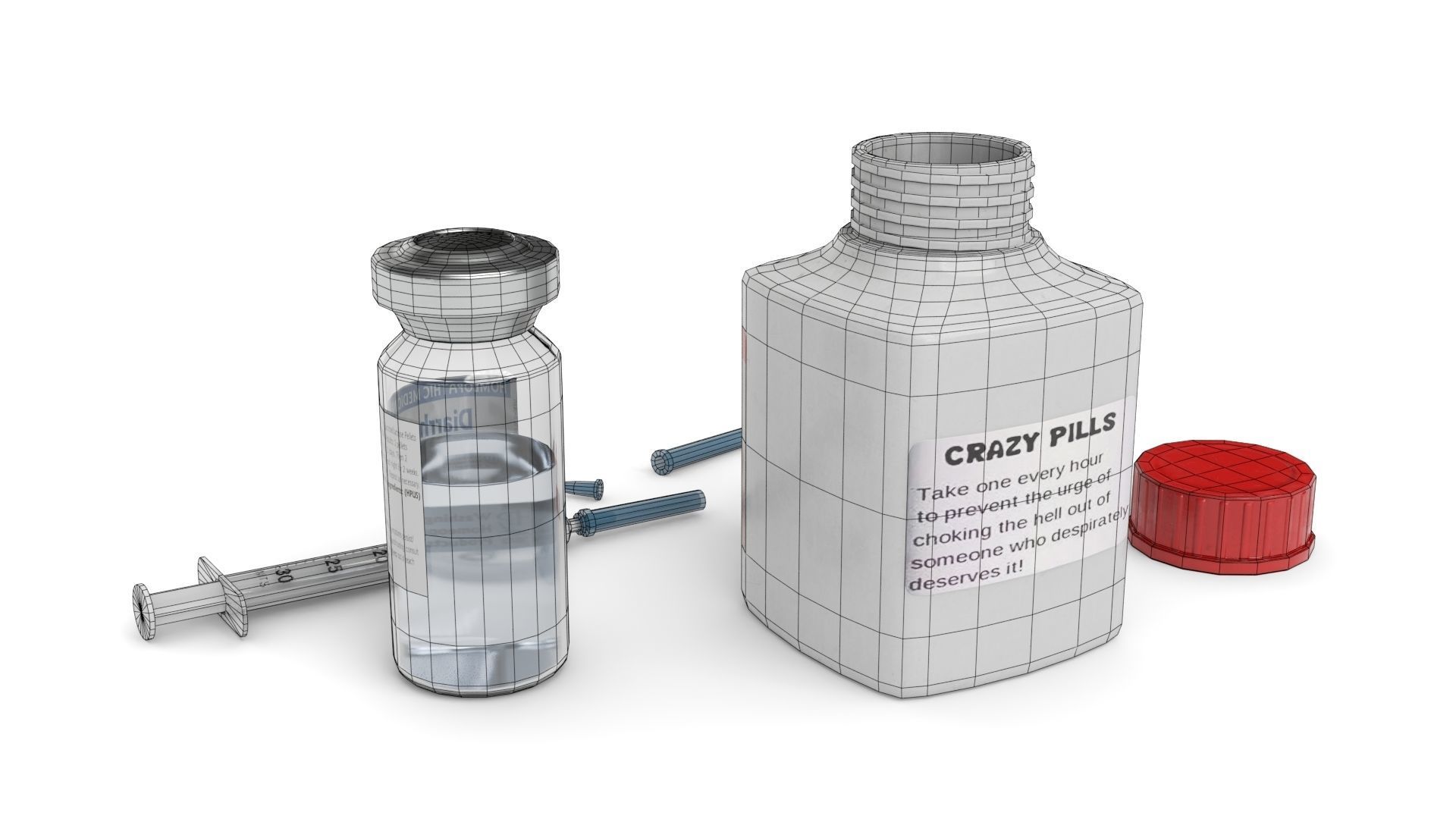 Medical Kit Low-poly 3D model_11