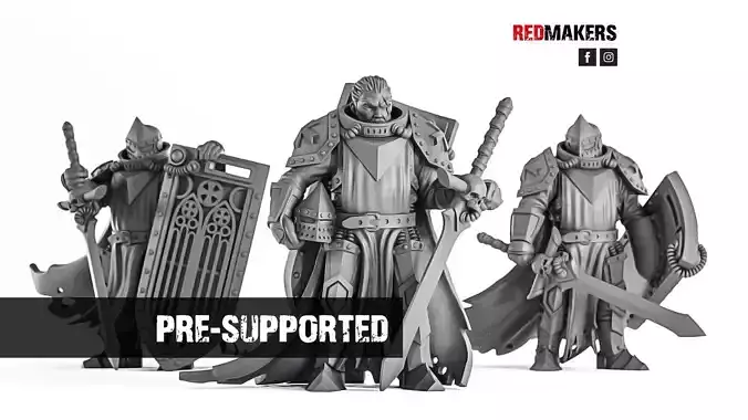 Crusaders - Imperial Force 3D print model