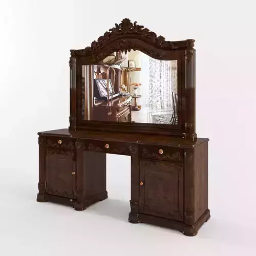 furniture dressing table with mirror