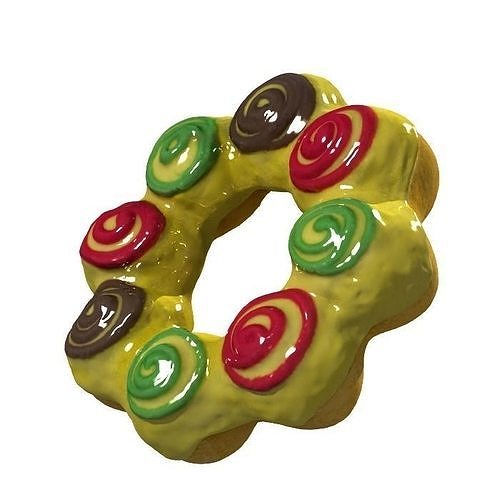 023 Donut ring fancy Scan 3D model with UV map 3D model