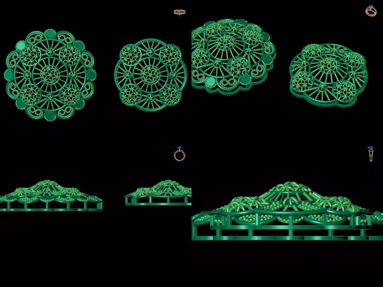 Pendant Set 46 3D print model_0