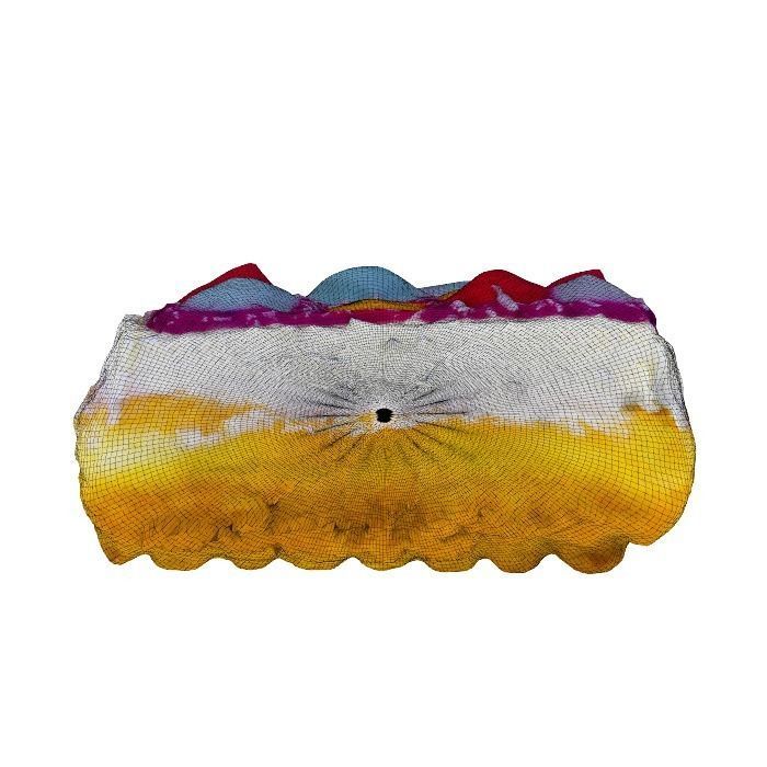 042 Donut bun dots Scan 3D model with UV map 3D model_20