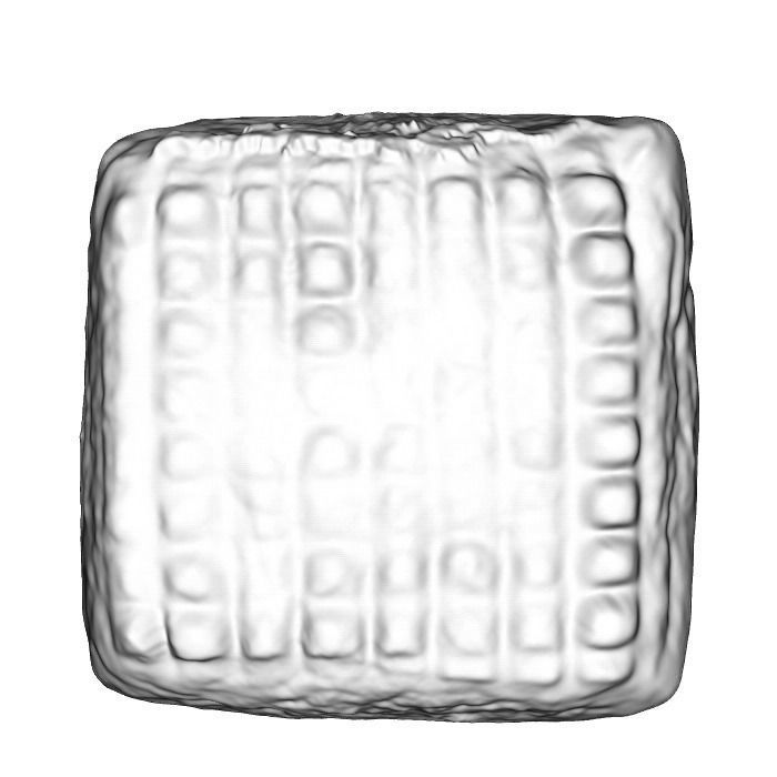 042 Donut bun dots Scan 3D model with UV map 3D model_14