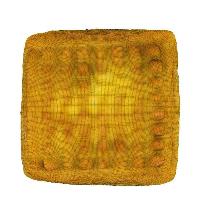 042 Donut bun dots Scan 3D model with UV map 3D model_16