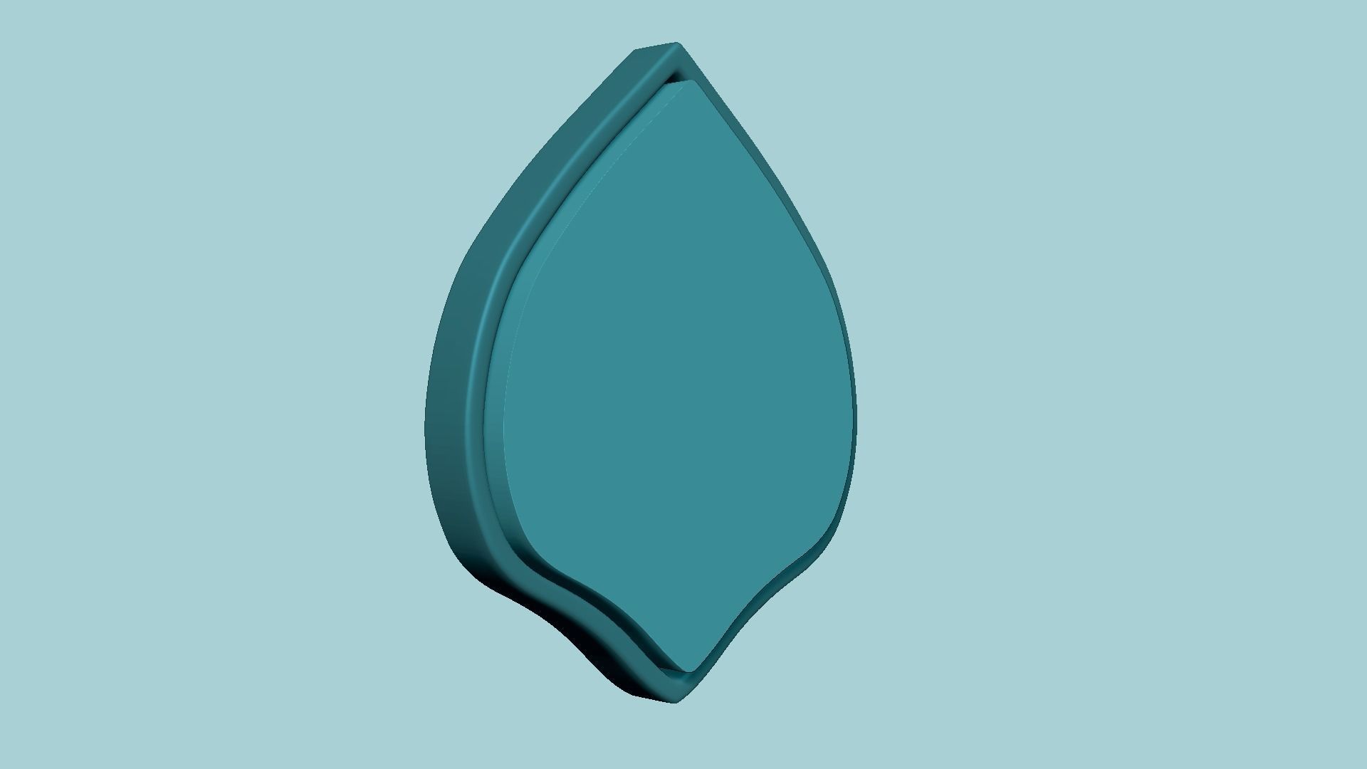 Straight Rose Leaf - Molding Arrangement EVA Foam Craft 3D print model_10