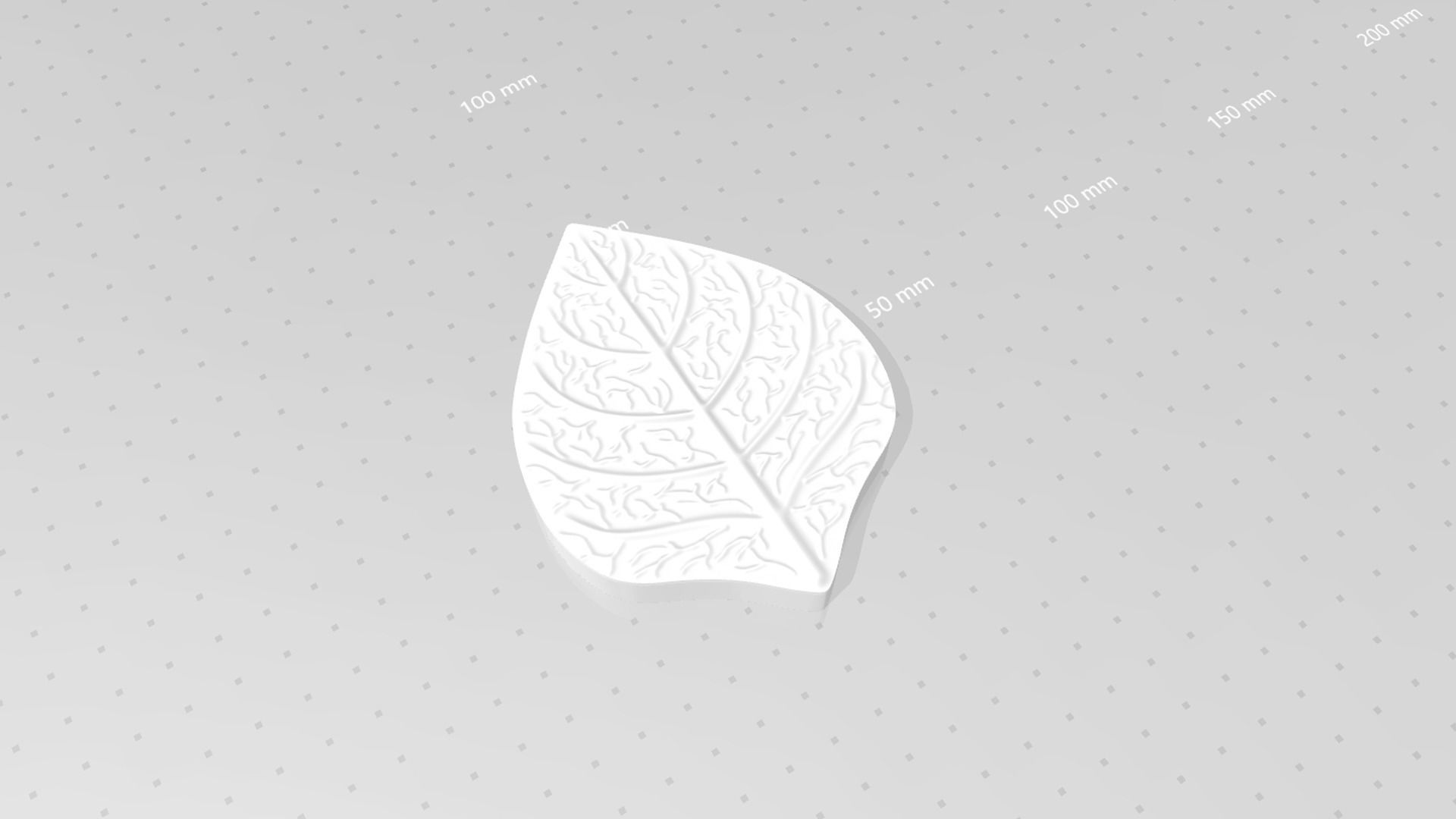 Straight Rose Leaf - Molding Arrangement EVA Foam Craft 3D print model_13