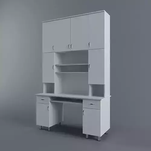 combined wardrobe and table