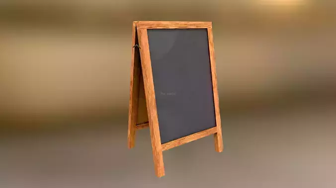 Restaurant Black Chalkboard Blackboard 4K PBR Textures