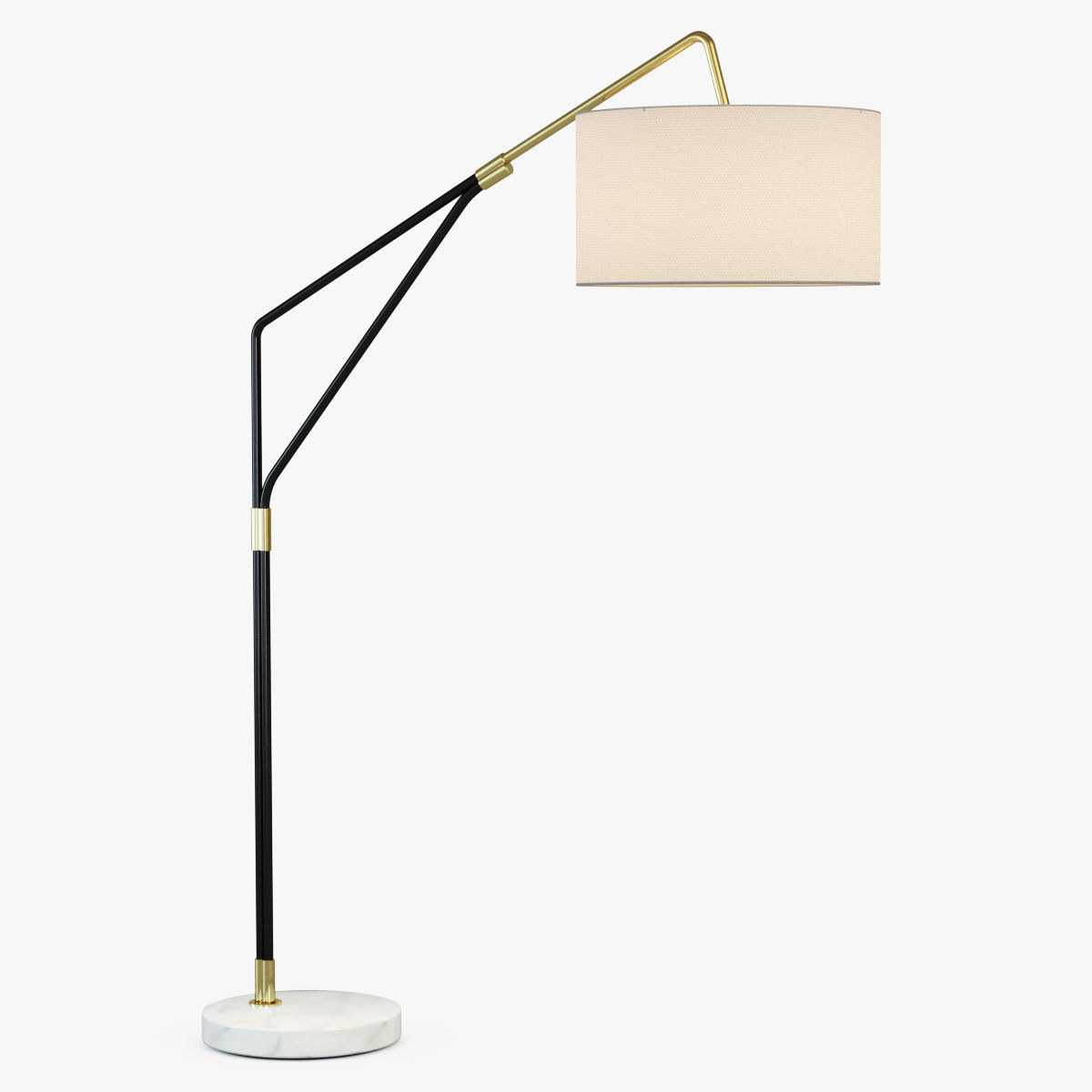 Mid-Century Overarching Floor Lamp 3D model_2