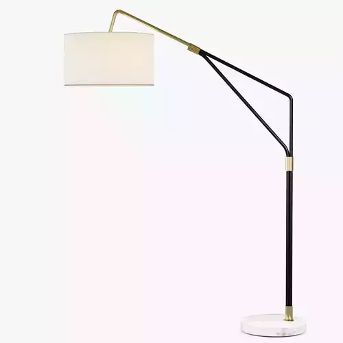 Mid-Century Overarching Floor Lamp
