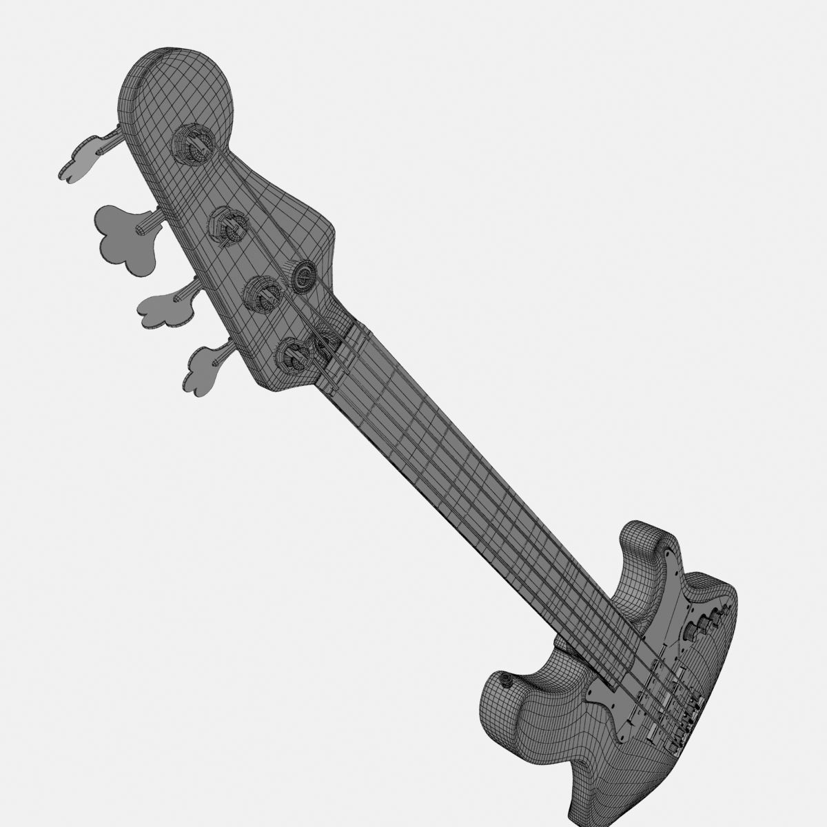 Fender Jazz Bass 3D model_8