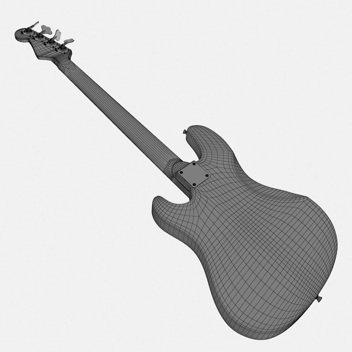 Fender Jazz Bass 3D model_10