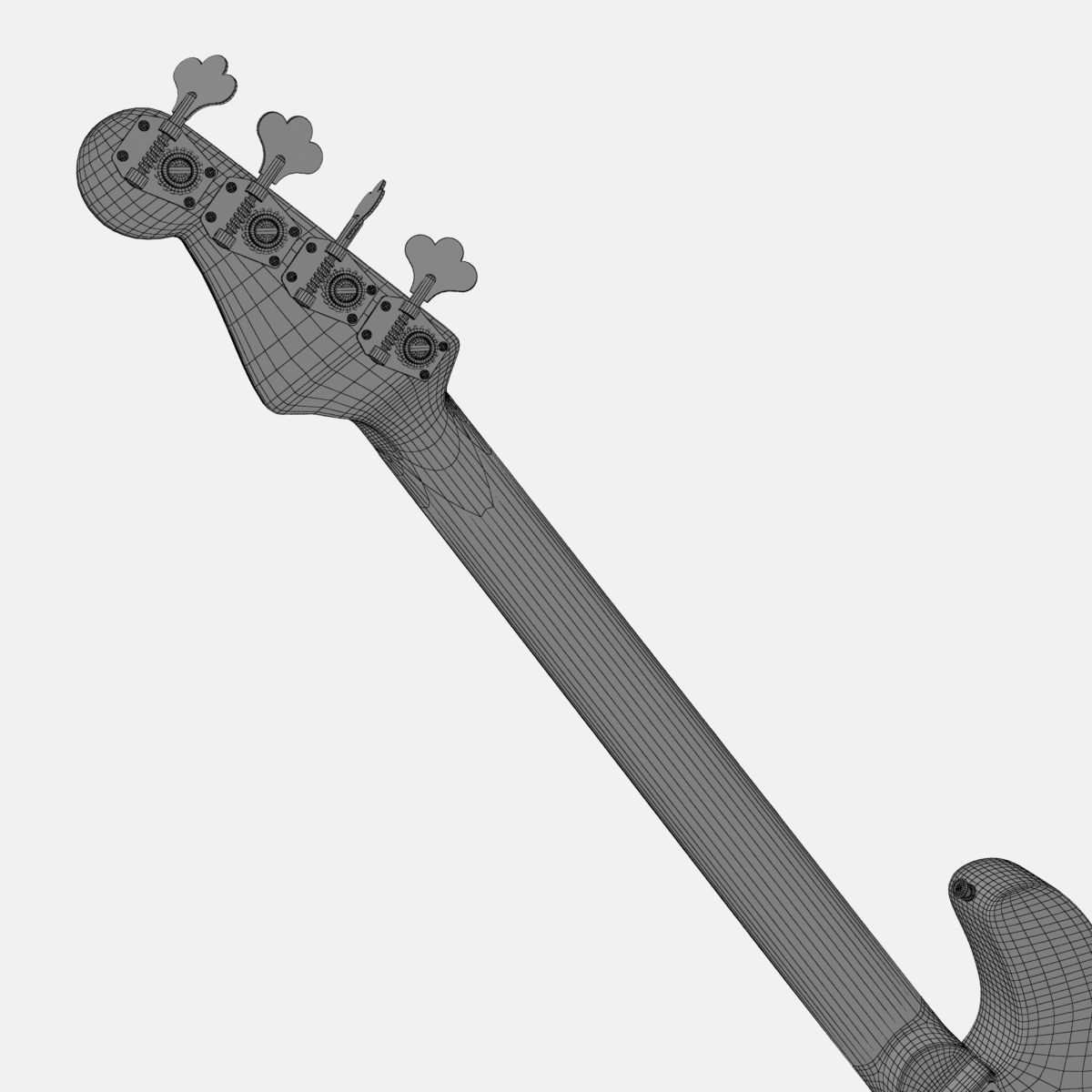 Fender Jazz Bass 3D model_11