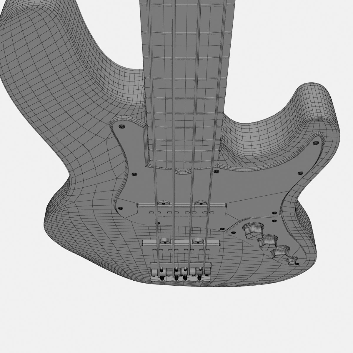 Fender Jazz Bass 3D model_13