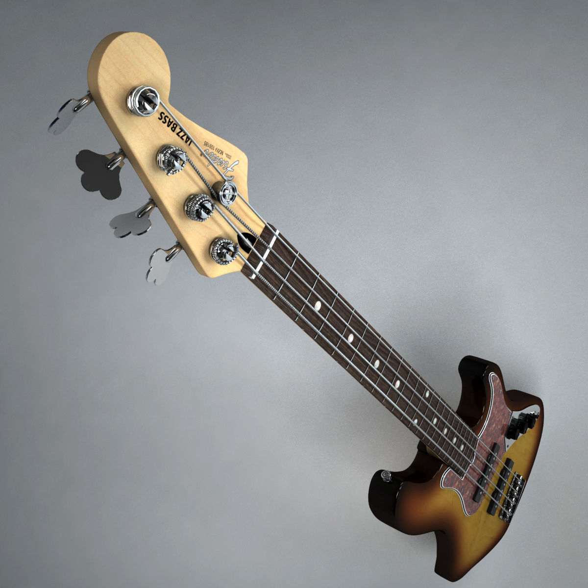 Fender Jazz Bass 3D model_1