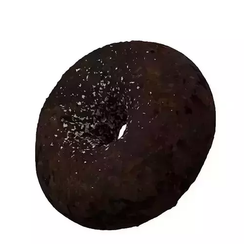 051 Donut cake chock Scan 3D model with UV map