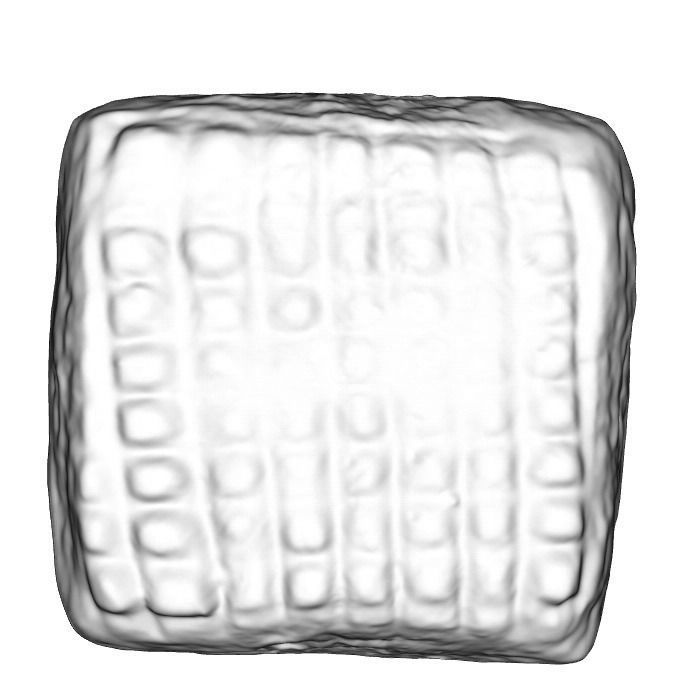 047 Donut bun window3 Scan 3D model with UV map 3D model_14