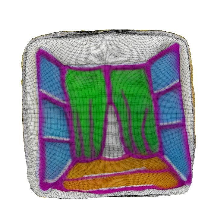 047 Donut bun window3 Scan 3D model with UV map 3D model_8