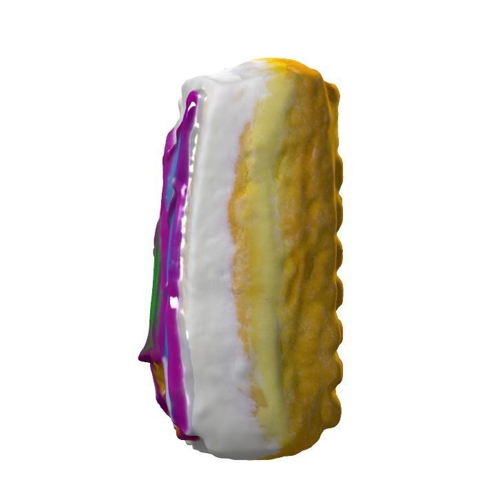 047 Donut bun window3 Scan 3D model with UV map 3D model_9