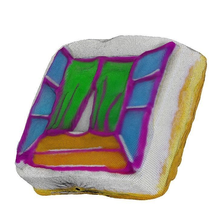 047 Donut bun window3 Scan 3D model with UV map 3D model_4