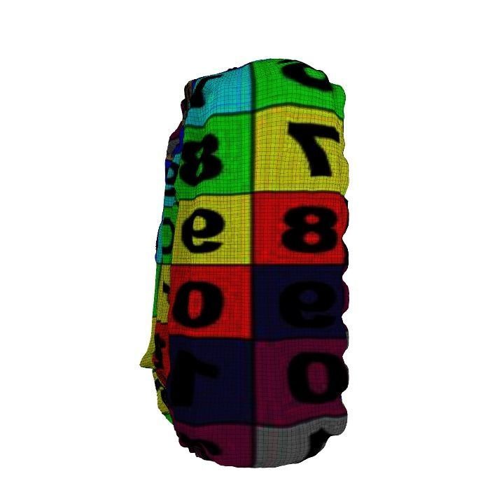 047 Donut bun window3 Scan 3D model with UV map 3D model_11