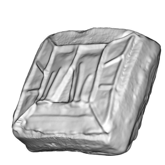 047 Donut bun window3 Scan 3D model with UV map 3D model_2