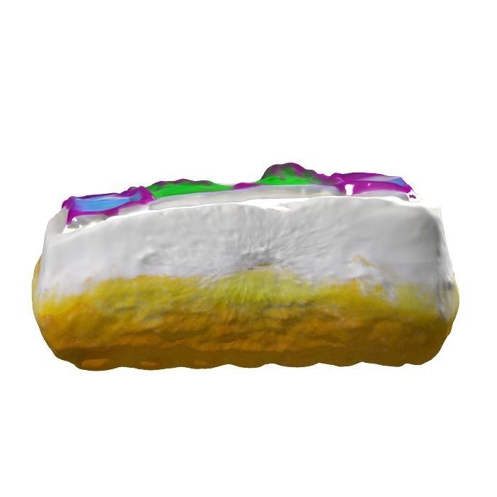 047 Donut bun window3 Scan 3D model with UV map 3D model_17