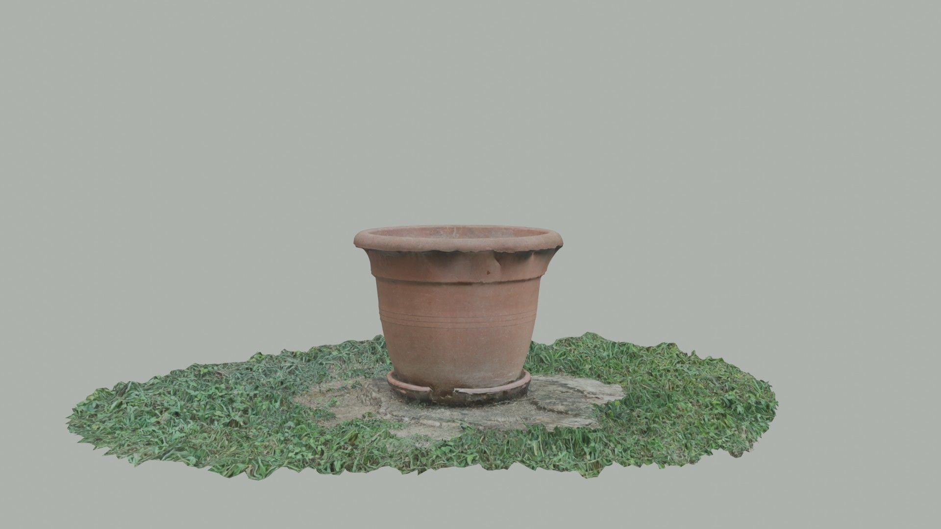 Flower vase - scanned 3D model_21