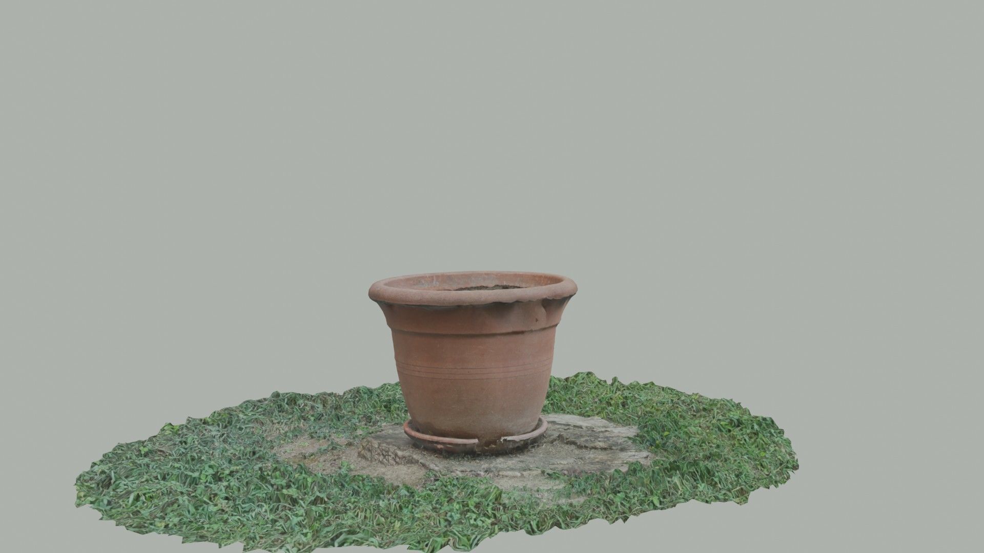 Flower vase - scanned 3D model_64