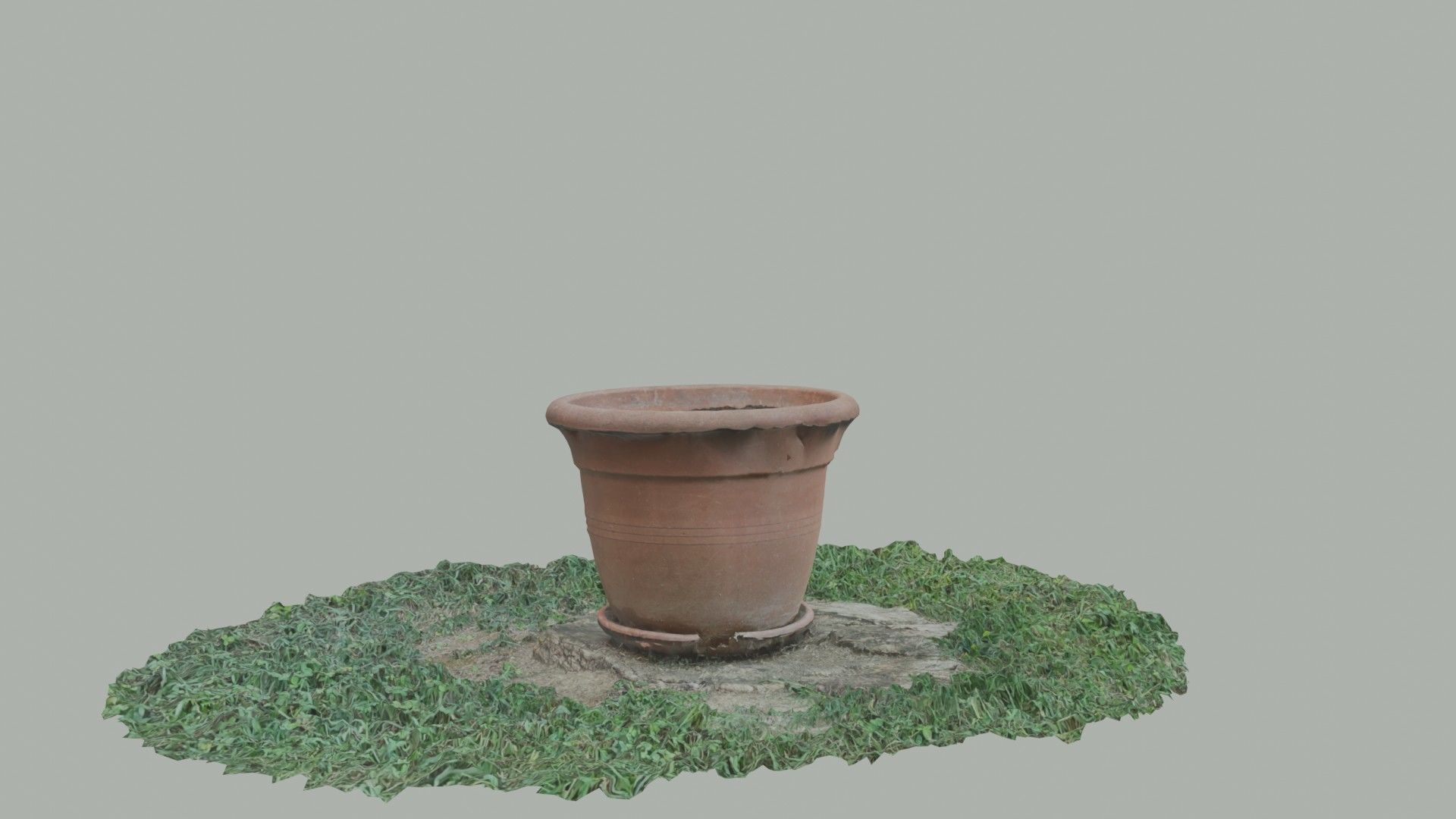 Flower vase - scanned 3D model_36