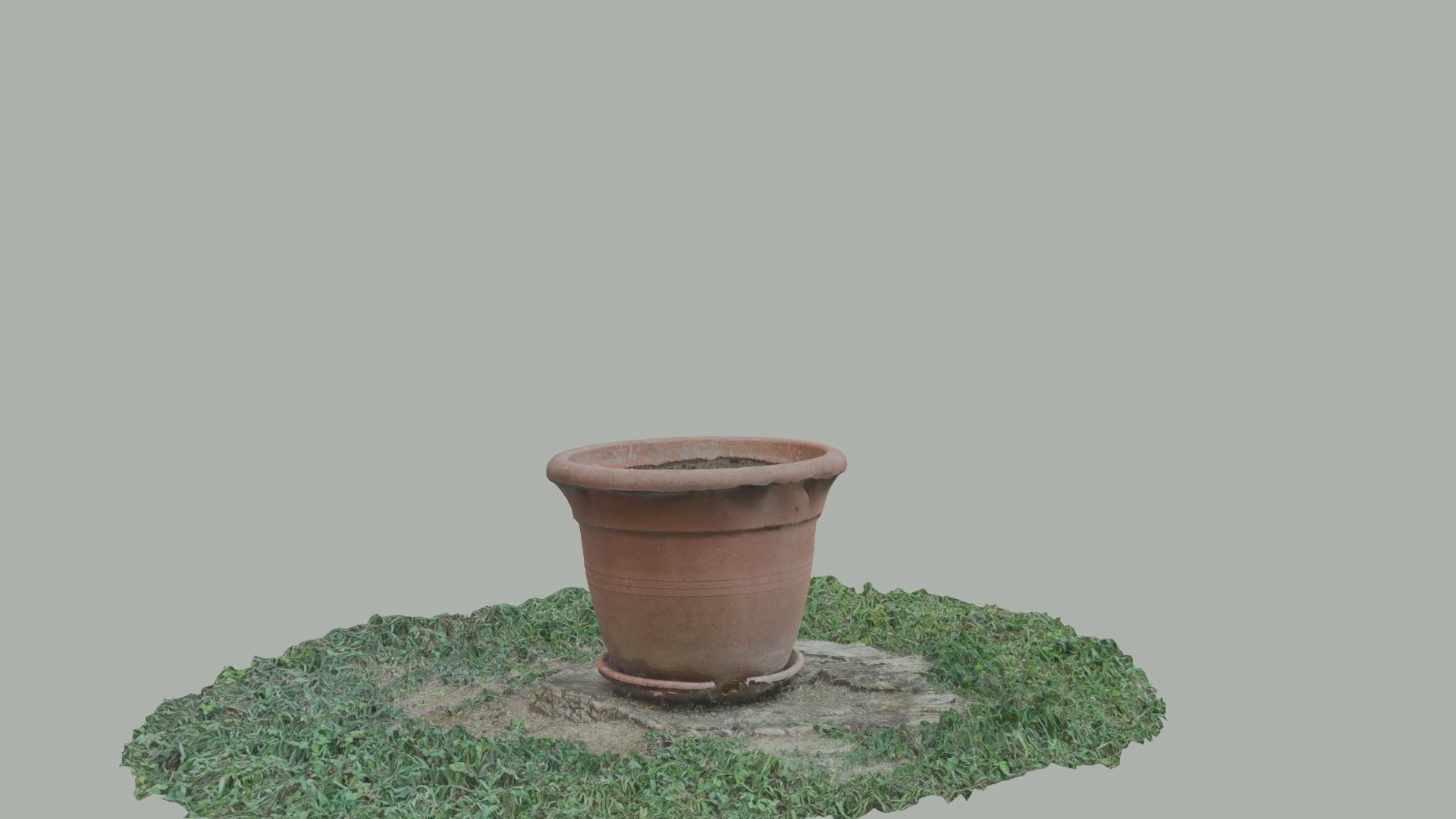 Flower vase - scanned 3D model_30