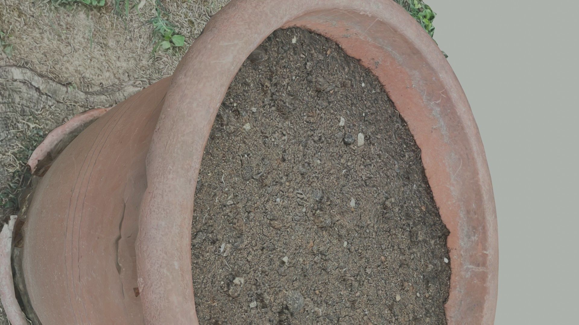 Flower vase - scanned 3D model_35