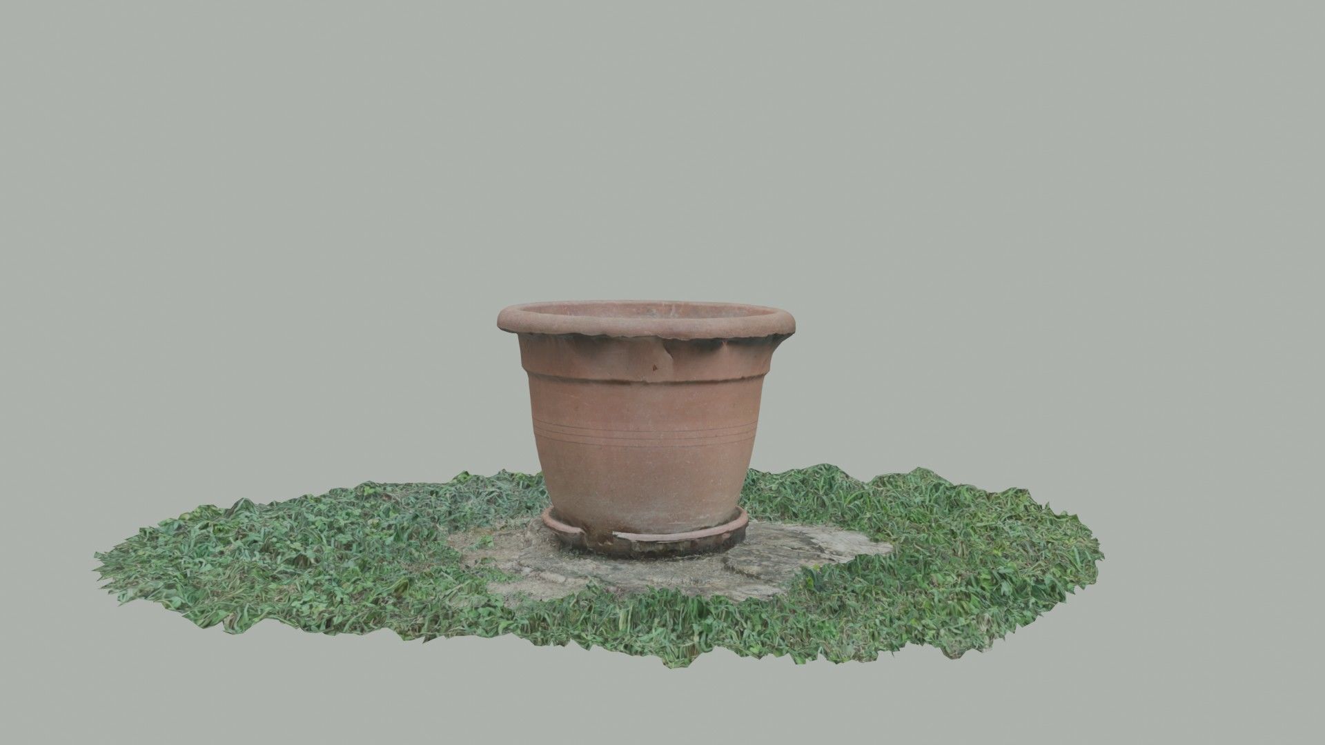 Flower vase - scanned 3D model_56
