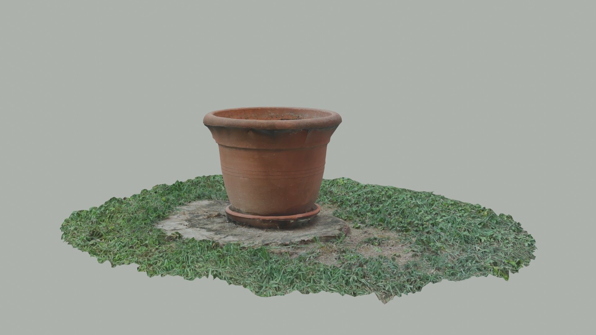 Flower vase - scanned 3D model_45
