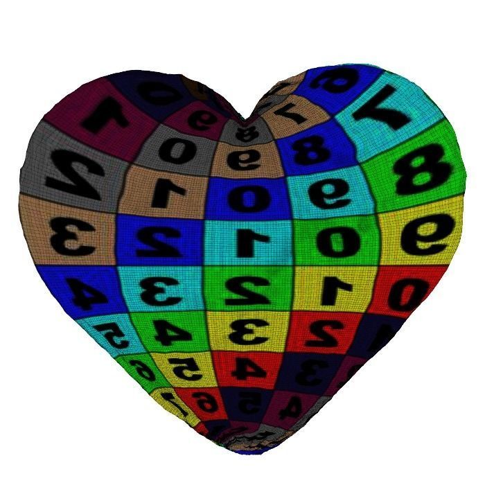 057 Donut heart bun plain2 Scan 3D model with UV map 3D model_7